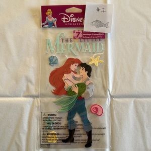 NWT EK Success Jolee’s Disney Little Mermaid Dimensional Sticker Set